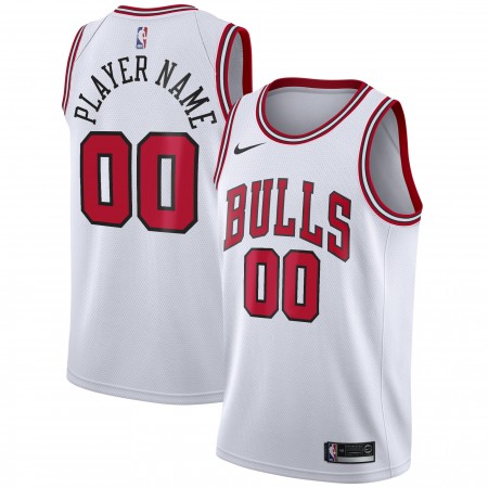 Herren NBA Chicago Bulls Trikot Benutzerdefinierte Nike 2020-2021 Association Edition Swingman